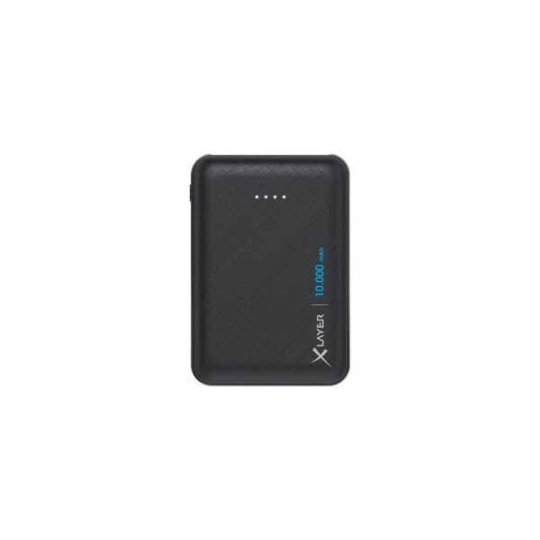 The XLayer Micro Powerbank 10,000mAh is a compact and powerful external battery designed to provide reliable charging for your devices.