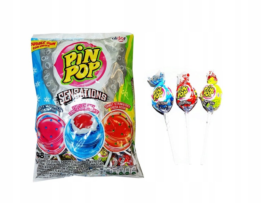 Easter lollipops with chewing gum 460g 20 pieces MIX OF FLAVORS 1 Easter lollipops with chewing gum 460g 20 pieces MIX OF FLAVORS