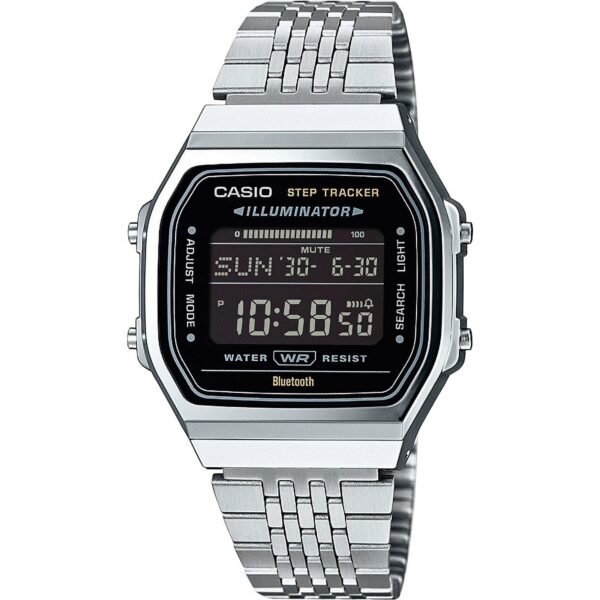 The Casio Vintage Smartwatch combines timeless style with modern functionality, inspired by the iconic Casio Vintage series.