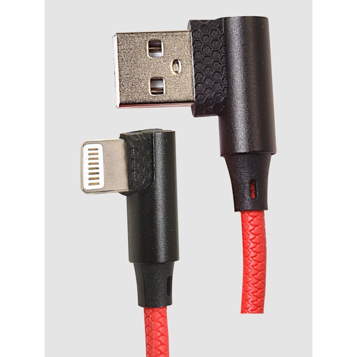The HEITECH 90-Degree iPhone Angle Cable is designed for users who need a more comfortable and ergonomic charging and data transfer solution.