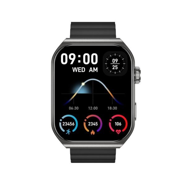 The Forever SWM-300 Tiron Black Smartwatch is designed for users who seek a sleek, functional, and affordable wearable.