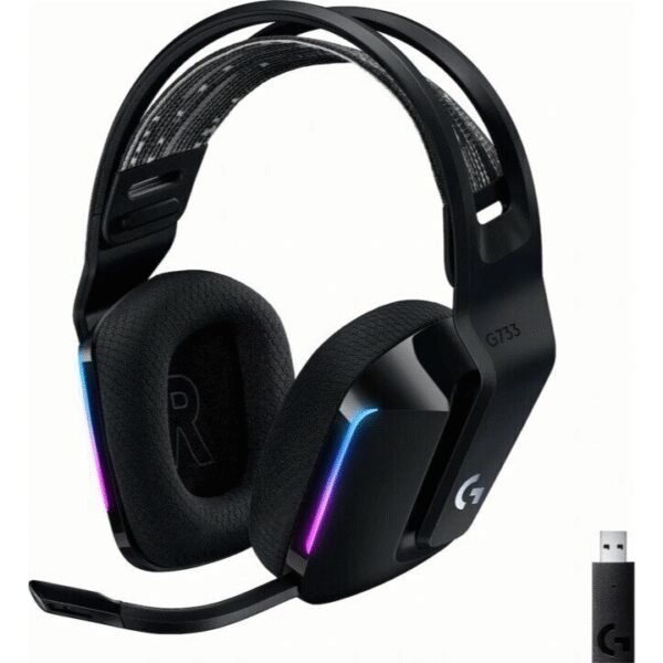 The Logitech G733 LIGHTSPEED Wireless RGB Gaming Headset is designed for gamers seeking high-quality audio and customizable features.