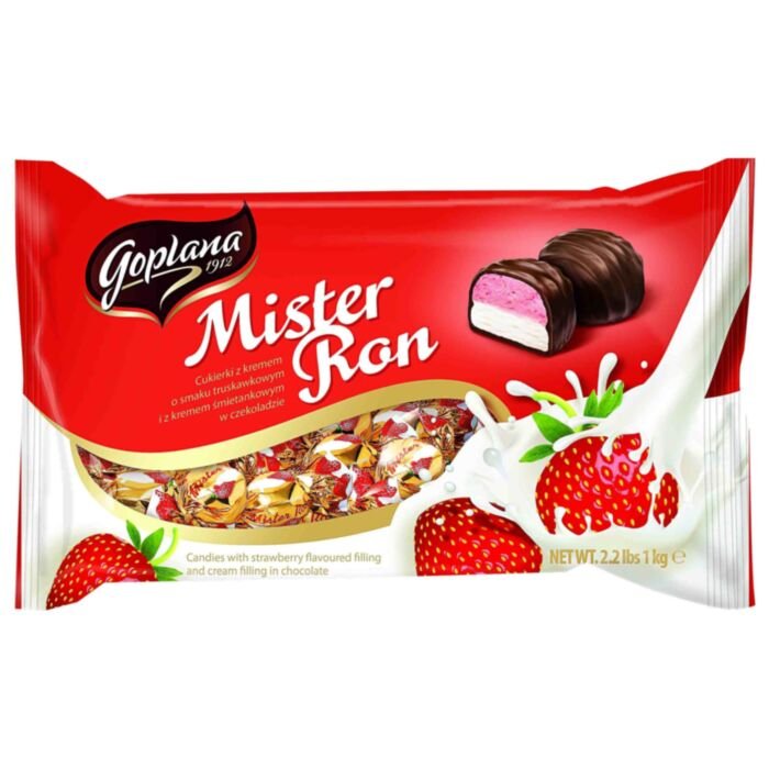 Goplana Mister ron candies in chocolate 1000 g 1 goplana mister ron candies in chocolate 1000 g