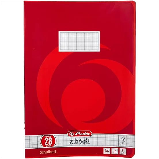 herlitz notebook exercise book a416 fsc mixed pack of 10 with motif assorted