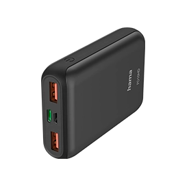 The Hama PD10-HD Powerbank is a reliable and compact charging solution designed to keep your devices powered up throughout the day.