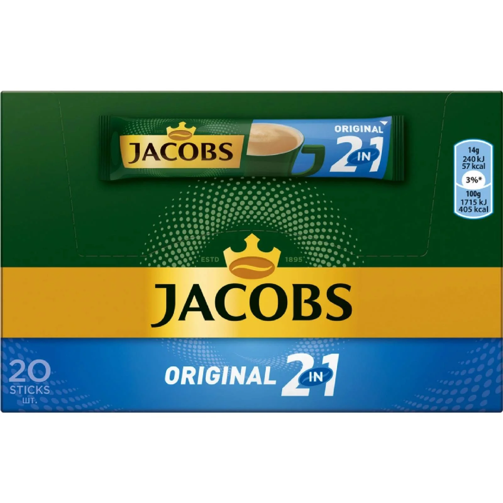 Jacobs 2in1 Original 280 g
