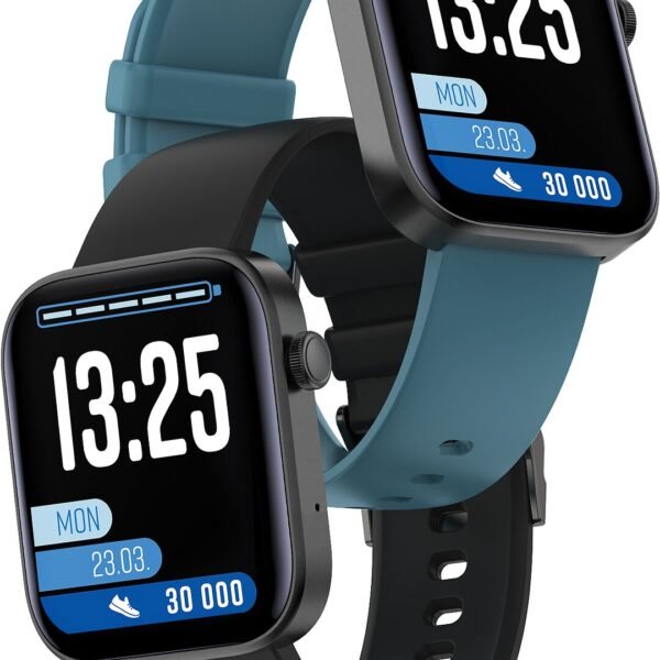 The LAMAX BCool2 Plus in blue is a vibrant and functional smartwatch designed to meet the needs of fitness enthusiasts and casual users alike.