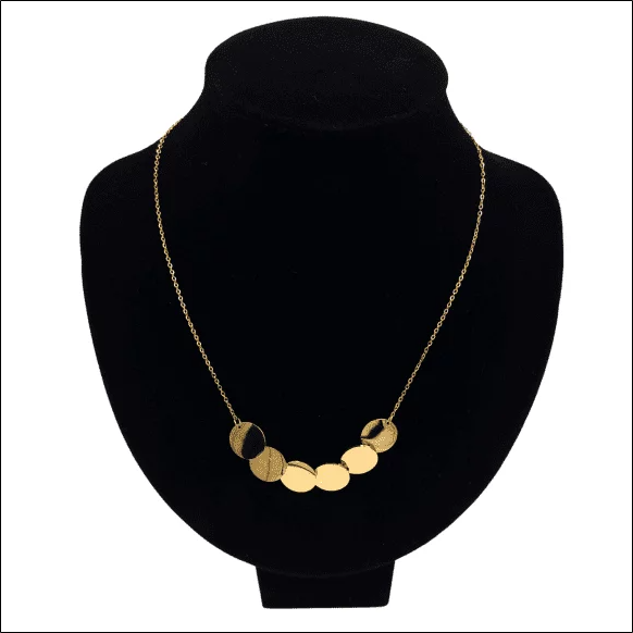 Necklace Gold Plates - Gold Plated Surgical Steel