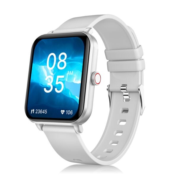 The Niceboy Watch 4 Arctic Silver is a sleek, stylish smartwatch designed for everyday use and fitness tracking.