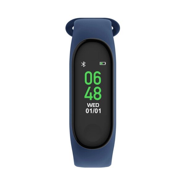 The Forever SB-50 Blue Smart Bracelet is a lightweight and functional fitness tracker designed for users looking for a simple and effective way to monitor their health.