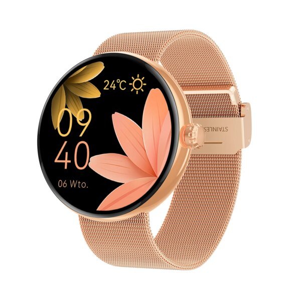 The Forever ForeVive 5 SB-365 Smartwatch in Rose Gold offers a perfect blend of style and functionality, making it an ideal accessory for those seeking both elegance and advanced features.
