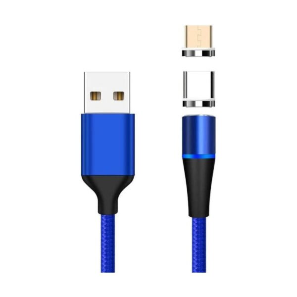 The PremiumCord Magnetic charging and data cable offers a versatile solution for both micro USB and USB-C devices.