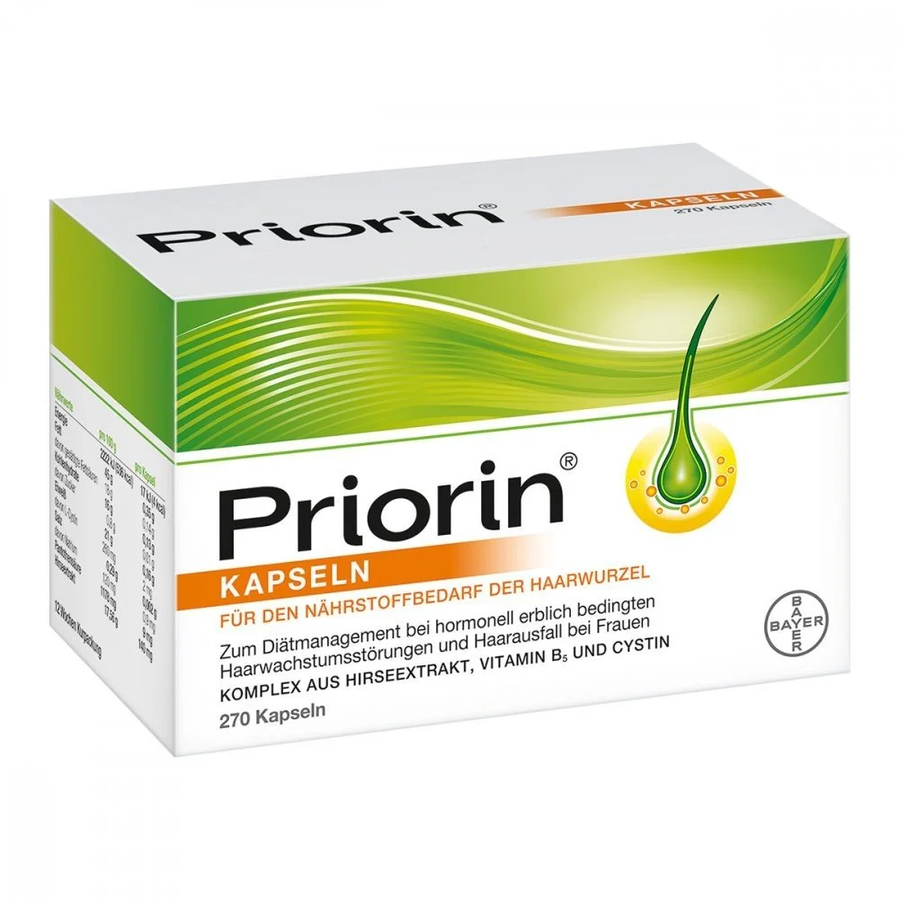 priorin capsules for hair loss 270 pieces