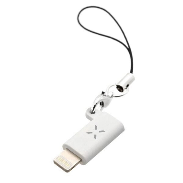 The FIXED MicroUSB / Lightning adapter (FIXA-ML-WH) is a practical and compact solution for connecting Micro USB cables to Lightning-enabled devices, such as iPhones and iPads.