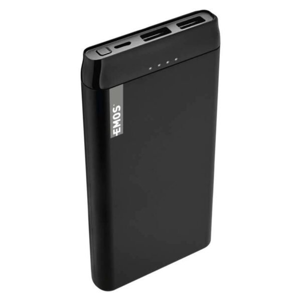 The EMOS Alpha 10S Powerbank offers a 10,000 mAh capacity, providing reliable power for smartphones, tablets, and other USB-powered devices.