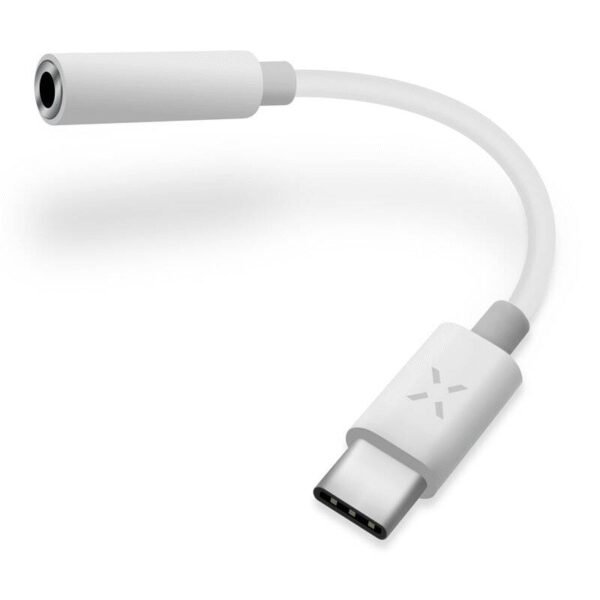 The FIXED LINK USB-C/3.5mm jack adapter (FIXL-CJD-WH) features a built-in DAC (Digital-to-Analog Converter) chip, providing superior audio quality when connecting USB-C devices to 3.5mm headphones, speakers, or other audio equipment.