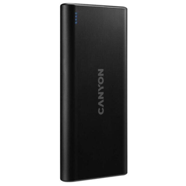 The Canyon PB-10006B Powerbank offers a 10,000 mAh capacity, providing reliable power for smartphones, tablets, and other USB-powered devices.