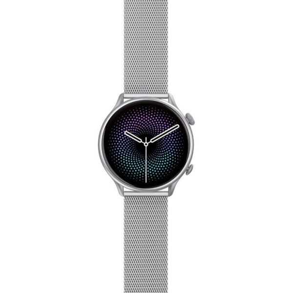 The Aligator Watch Lady X (AW08SR) in silver is a sophisticated smartwatch designed with elegance in mind.