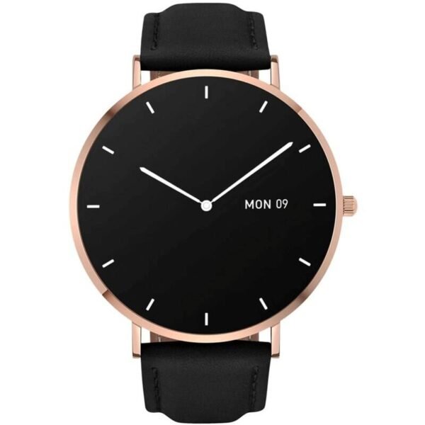 The Garett Verona Smartwatch (VERONA_GOLD_BLACK_LEATHER) offers a luxurious combination of elegant design and practical functionality.