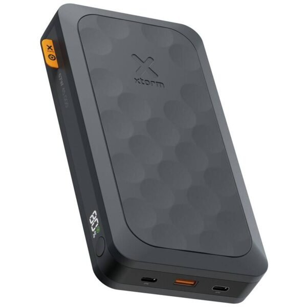 The Xtorm Fuel Series Powerbank (FS5451) offers an enormous 45,000 mAh capacity, providing ample power to charge smartphones, tablets, laptops, and other USB-powered devices.