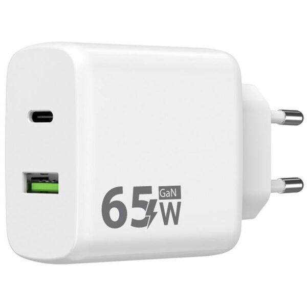 The WG GaN wall charger is a powerful and compact charging solution with advanced GaN (Gallium Nitride) technology.