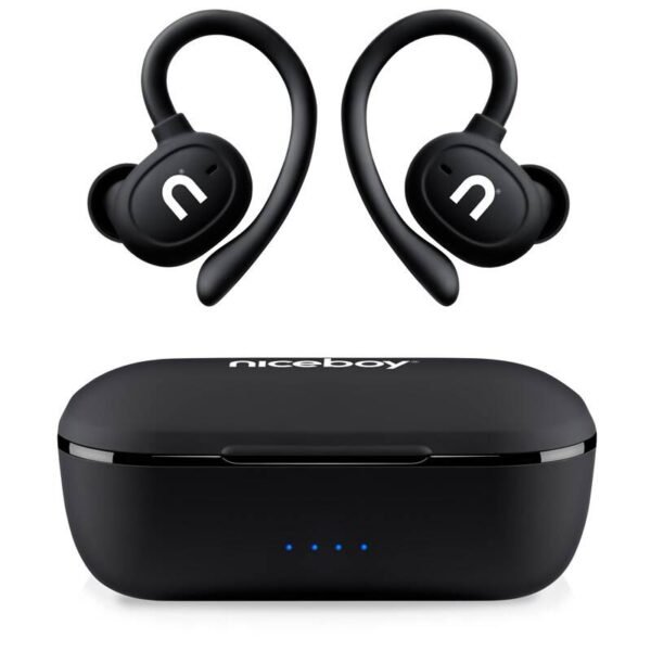 The Niceboy HIVE Airsport 3 PRO headphones (hive-airsport-3-pro) are designed for sports enthusiasts and active users who demand high-quality sound, a secure fit, and durability.
