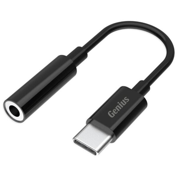 The Genius ACC-C100 adapter (32590012400) is a versatile accessory that allows you to connect USB-C devices to 3.5mm jack headphones, providing audio output without the need for a dedicated headphone port.