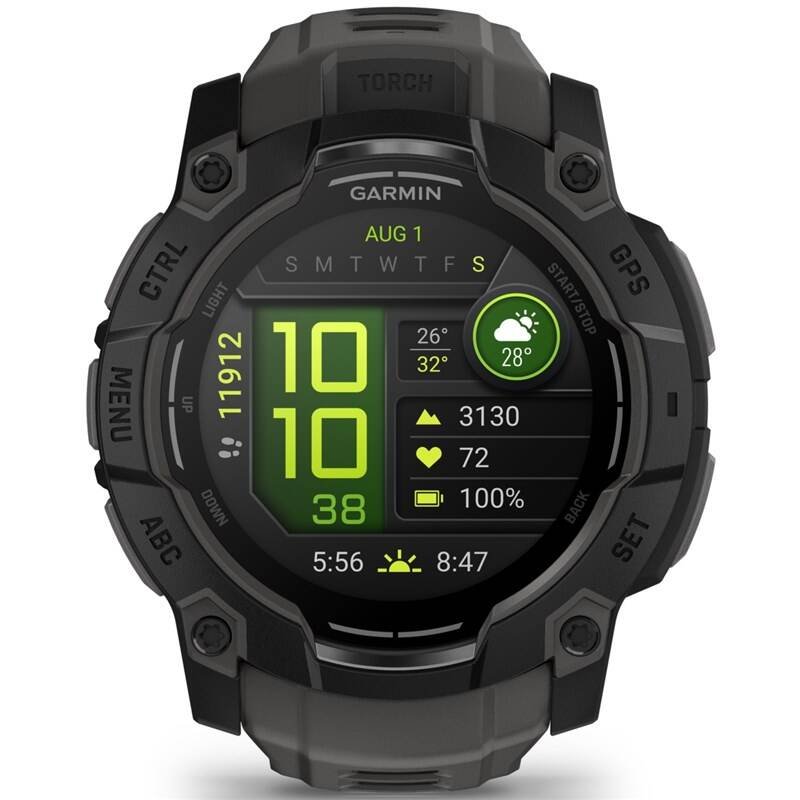 Garmin Instinct 3 Smartwatch - 50mm AMOLED - Black Bezel / Charcoal Band (010-03020-00) 1 The Garmin Instinct 3 Smartwatch (010-03020-00) is a rugged, feature-packed smartwatch designed for adventurers and outdoor enthusiasts who need a durable, high-performance device.