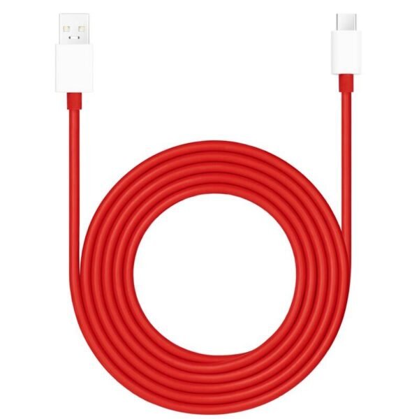 The OnePlus USB-A to USB-C cable (1.5m) provides a high-speed connection for fast charging and data transfer.