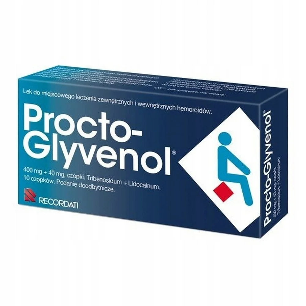recordati procto glyvenol 10 suppositories for hemorrhoids
