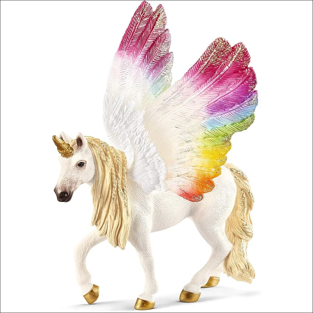 schleich 70576 unicorn with wings rainbow bayala multi coloured
