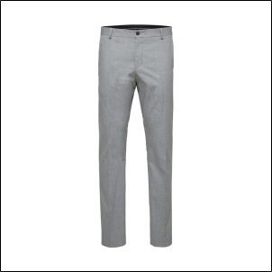 Selected Slim Fit Suit Trousers (16056890) light grey melange