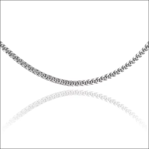 Silver Fox Tail Chain 60cm / 2.2mm - Surgical Steel