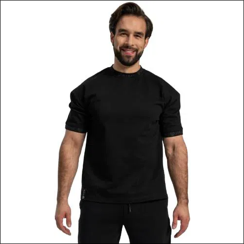 STRIX Men's Oversized T-shirt Heavy Black S