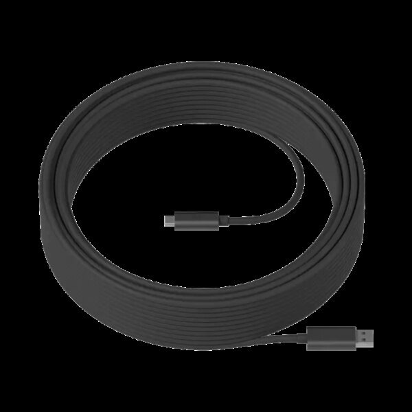 The Logitech Strong USB Cable is designed for durability and high performance, offering a 10-meter length for extended reach.