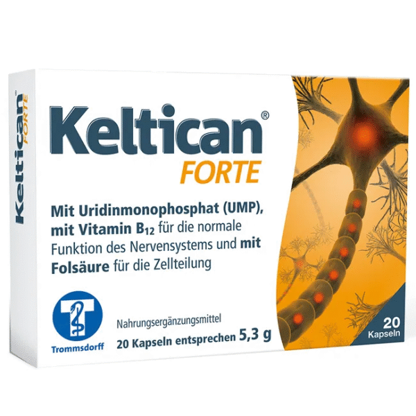 Deficiency of vitamin B1 causing nerve pain - Trommsdorff Keltican forte,