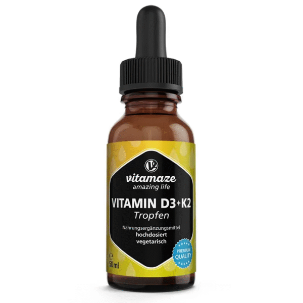Vitamin D and K deficiency - Vitamaze Vitamin D3 K2,